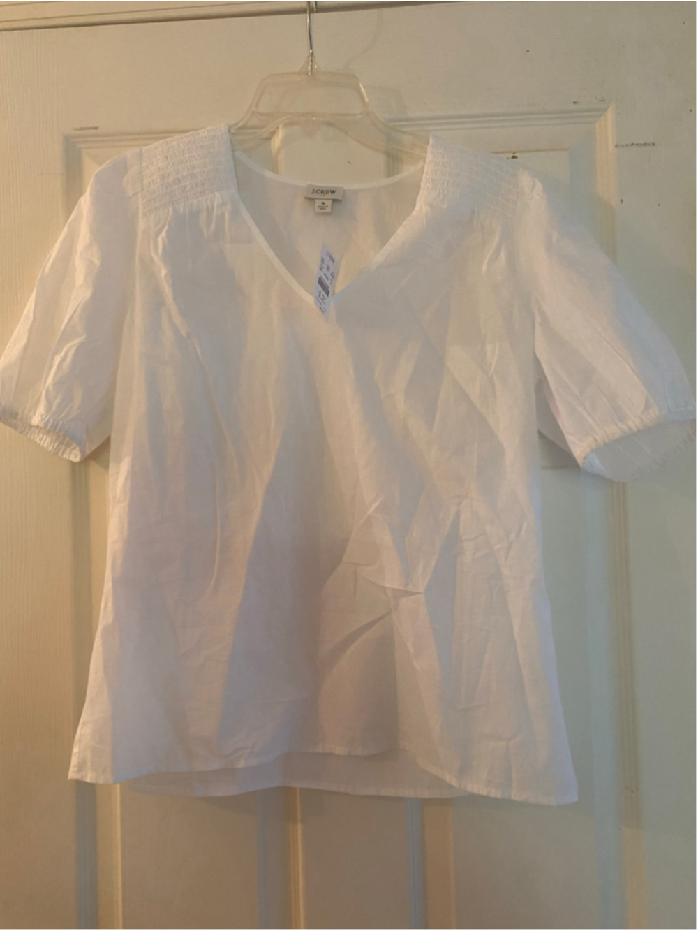 Women's J.Crew White Blouse Size S - NWT